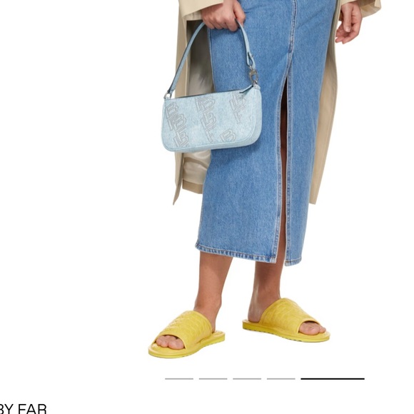 BY FAR Yellow Ari Slides - Picture 2 of 13